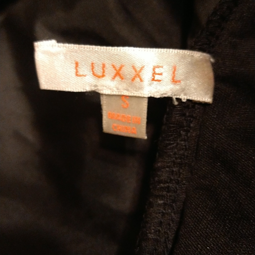 **Plunge V line Sexy Black Luxxel Dress Size Small** - Picture 7 of 8